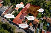 Prodej rodinného domu s komerčními prostory, 416 m² Prostějov, Husovo náměstí, cena cena v RK, nabízí 